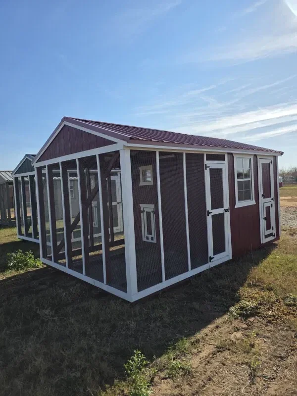 10x16 Deluxe Style Chicken Coop serial DCR-9107-1016-020925