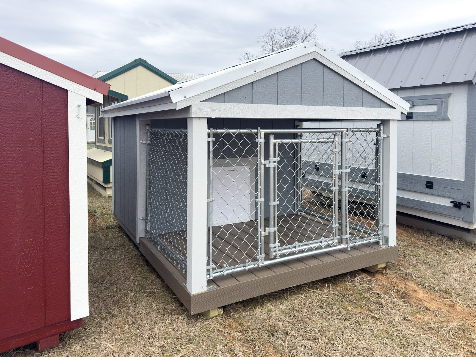 6x8 Low Profile Single Dog Kennel serial LPDK-9391-0608-120126