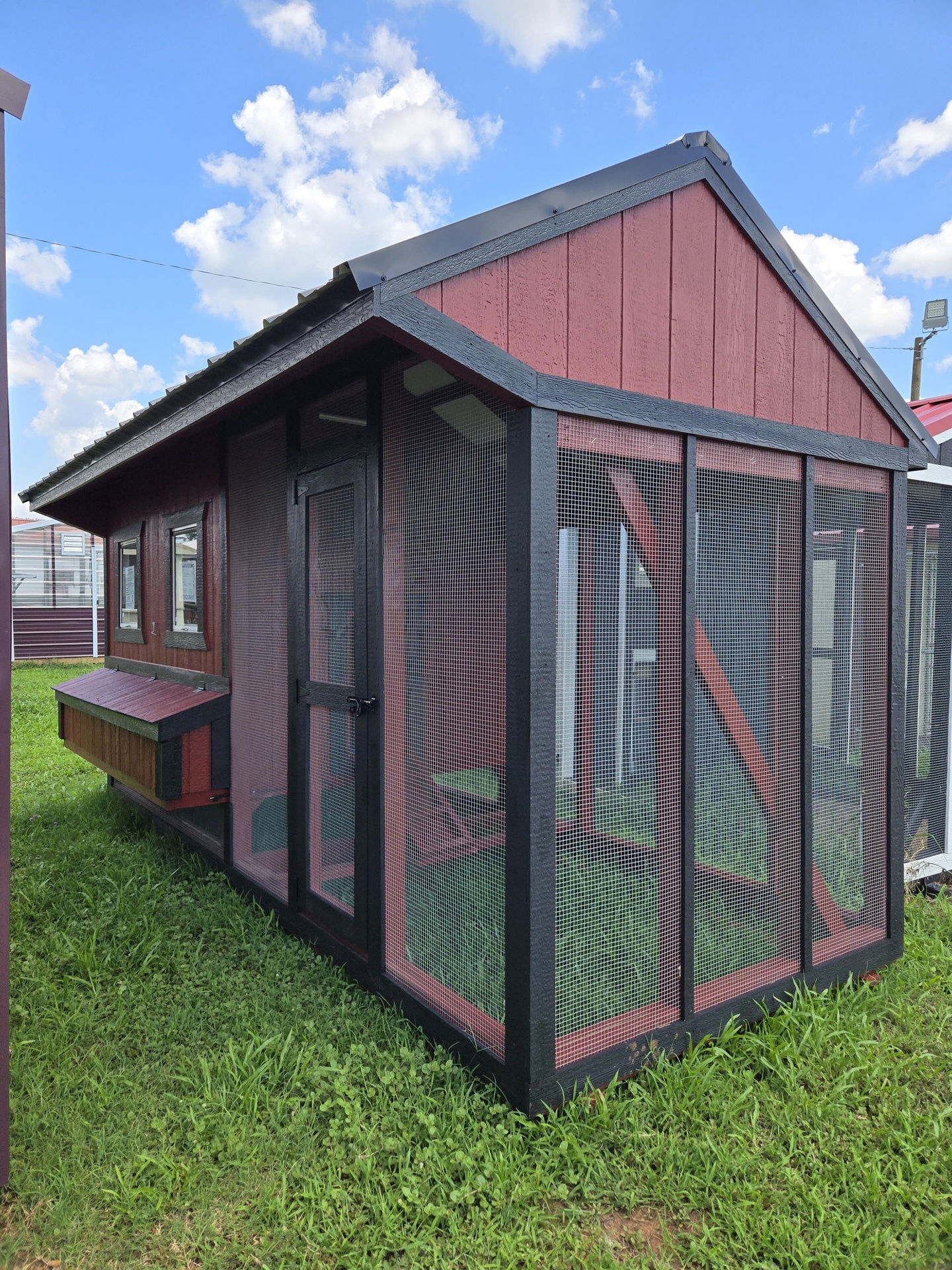 6x15x7 Cottage Style Chicken Coop & Run serial CSCR-9544-0615-080426