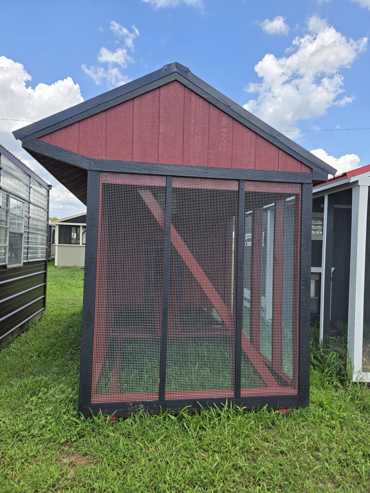 6x15x7 Cottage Style Chicken Coop & Run serial CSCR-9544-0615-080426