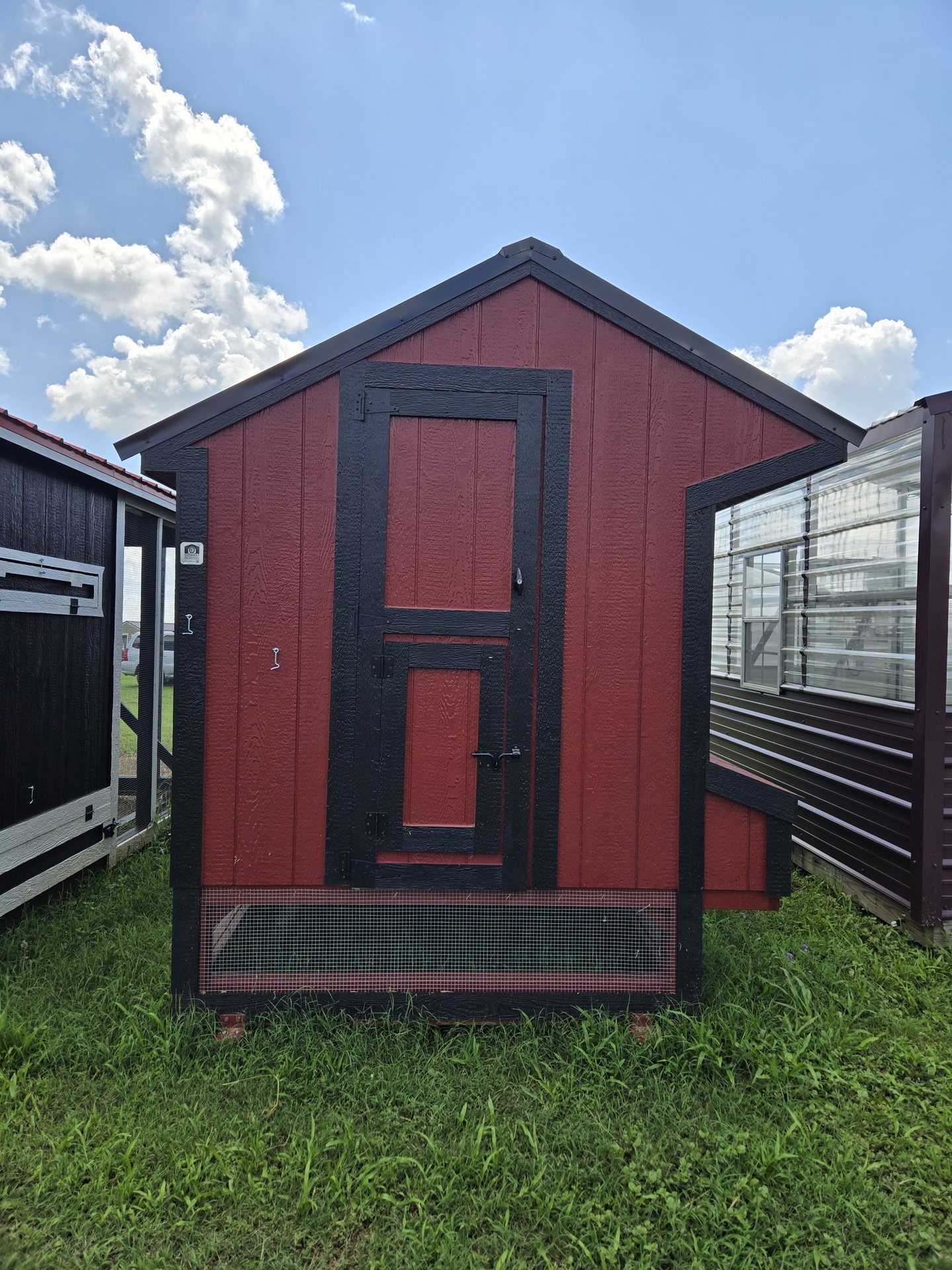 6x15x7 Cottage Style Chicken Coop & Run serial CSCR-9544-0615-080426