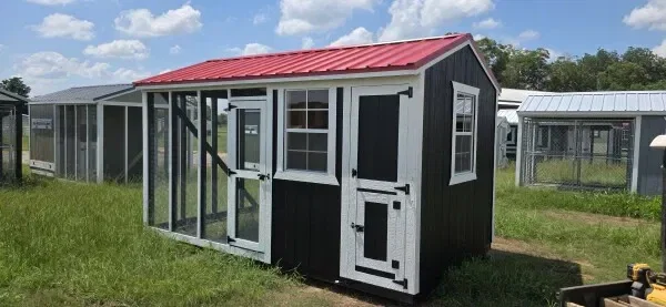 8x14 Deluxe Style Chicken Coop serial DCR-8938-0814-080625