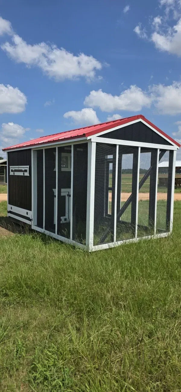 8x14 Deluxe Style Chicken Coop serial DCR-8938-0814-080625