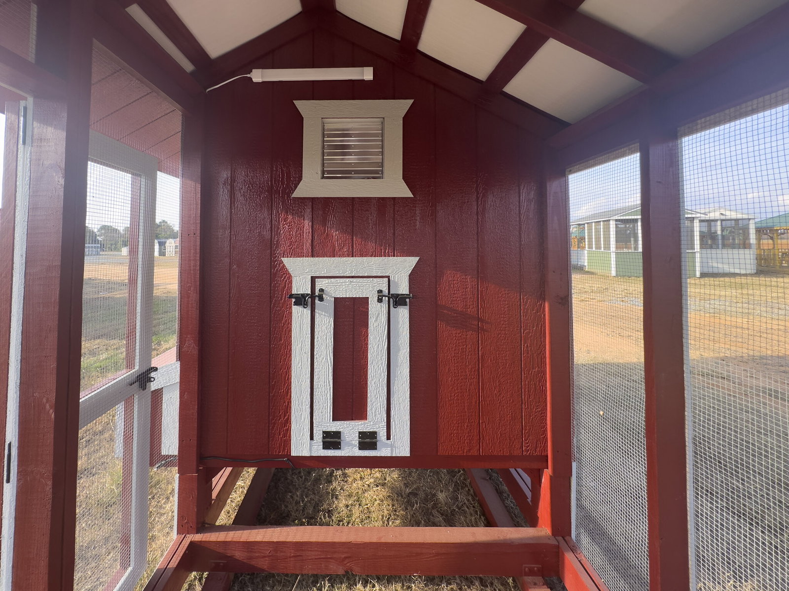 6x15x7 Cottage Style Chicken Coop & Run serial CSCR-9127-0615-080925
