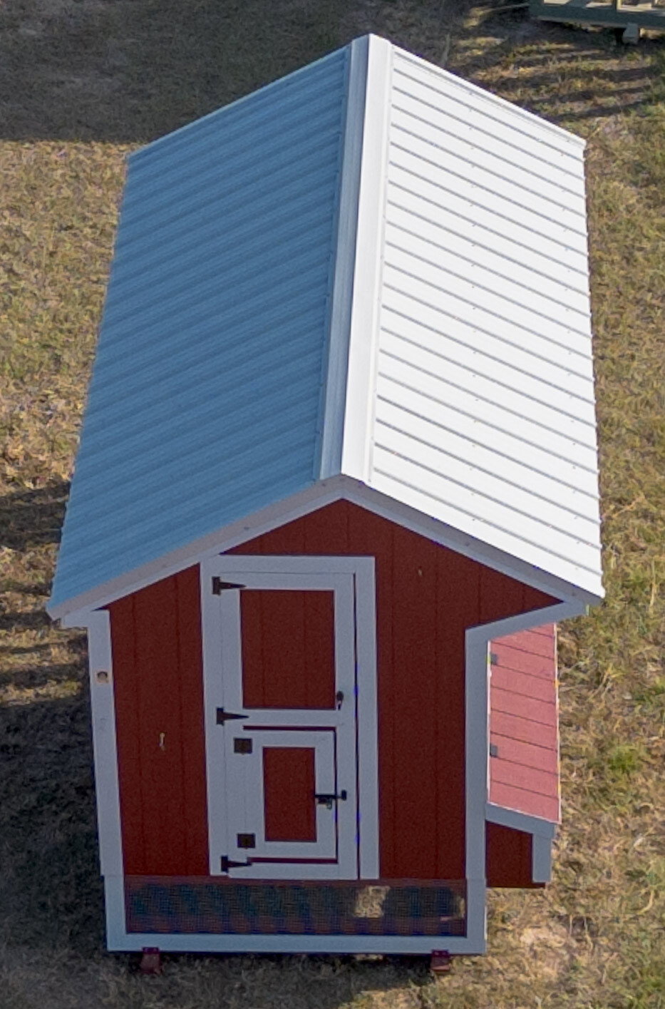 6x15x7 Cottage Style Chicken Coop & Run serial CSCR-9127-0615-080925