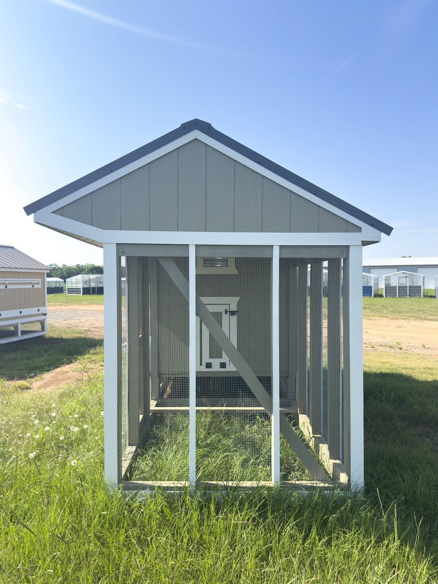 6x15x7 Cottage Style Chicken Coop & Run serial CSCR-9361-0615-151225