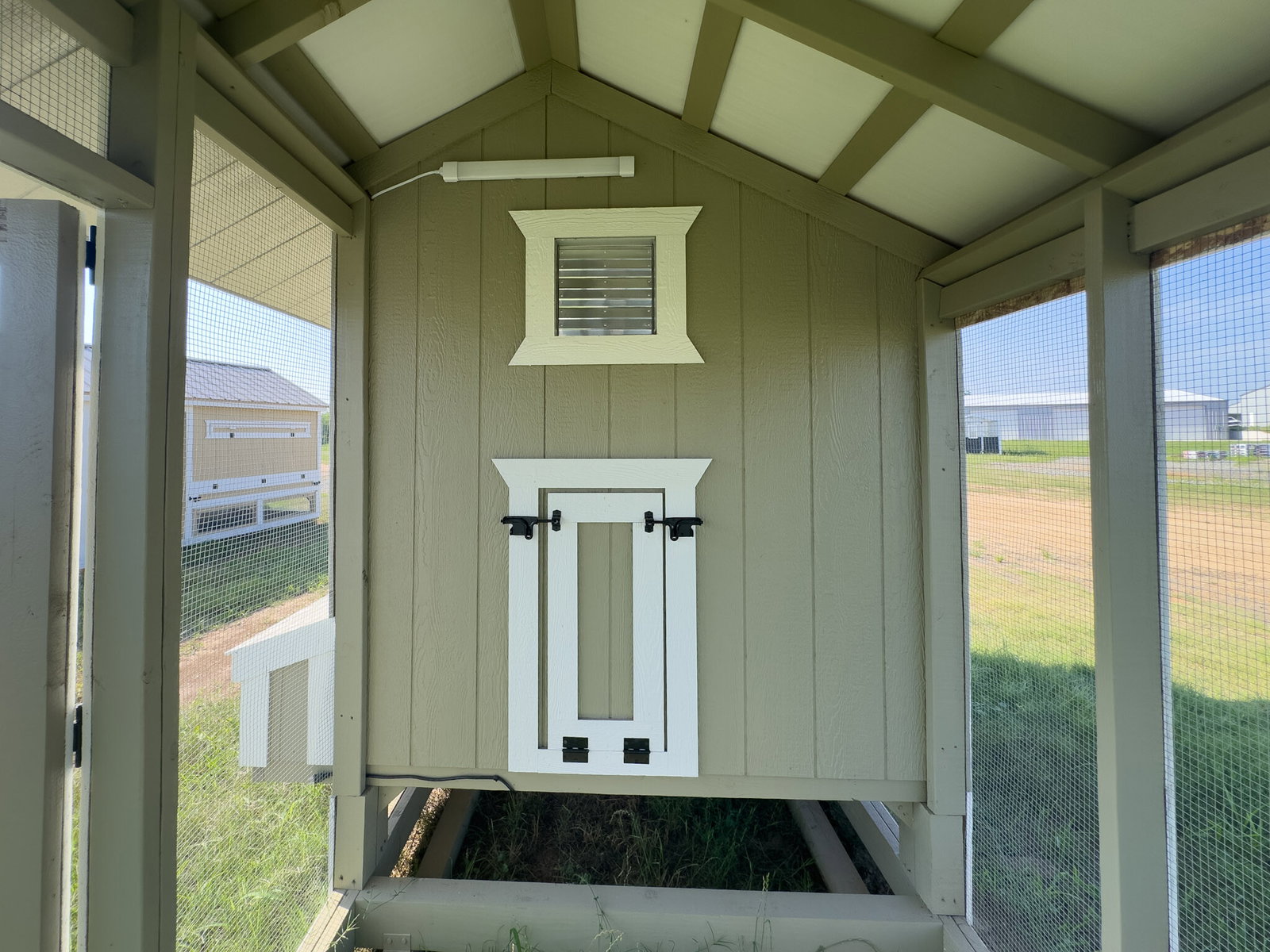 6x15x7 Cottage Style Chicken Coop & Run serial CSCR-9361-0615-151225