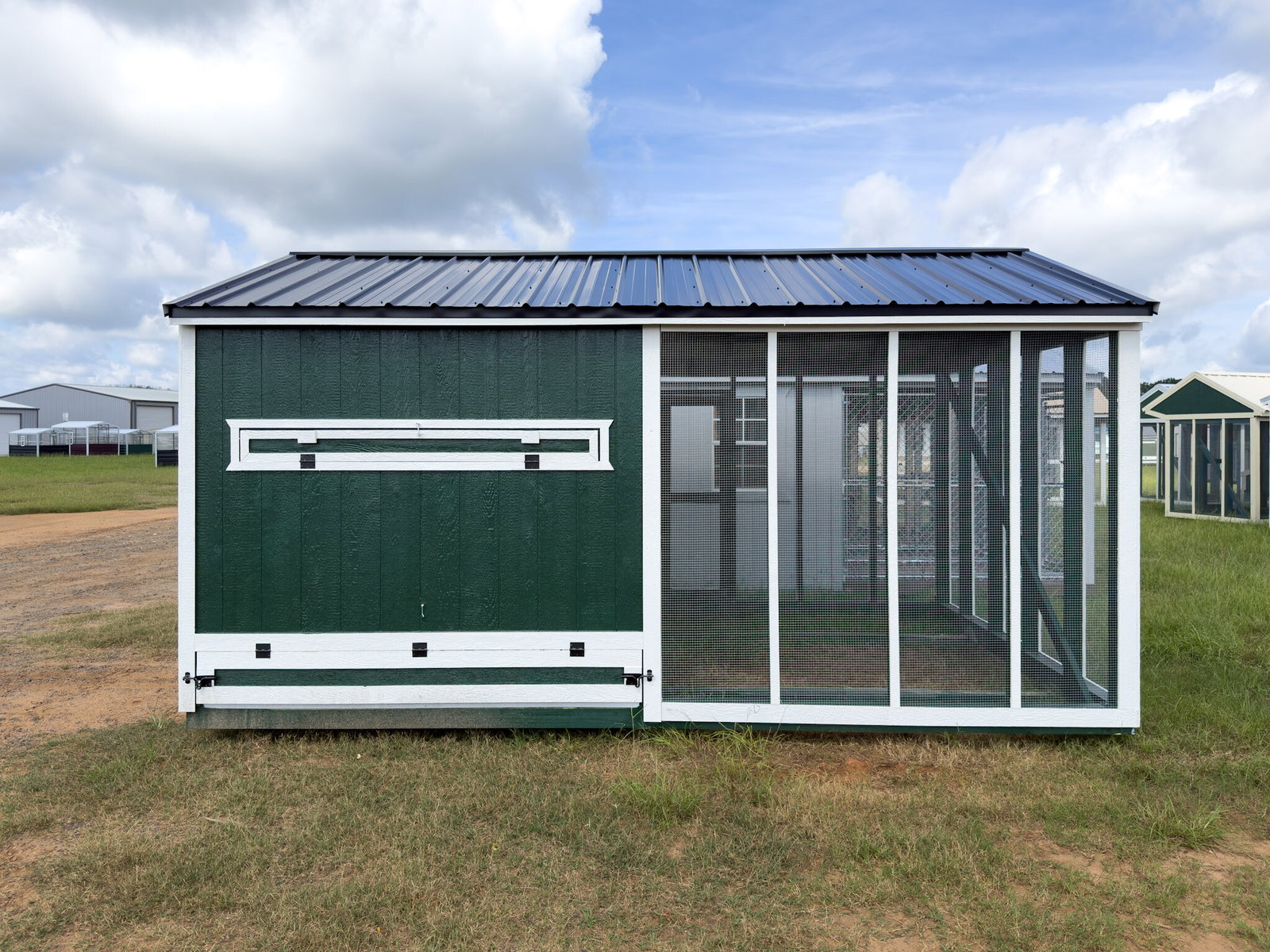 10x16 Deluxe Style Chicken Coop serial DCR-9553-1016-080426