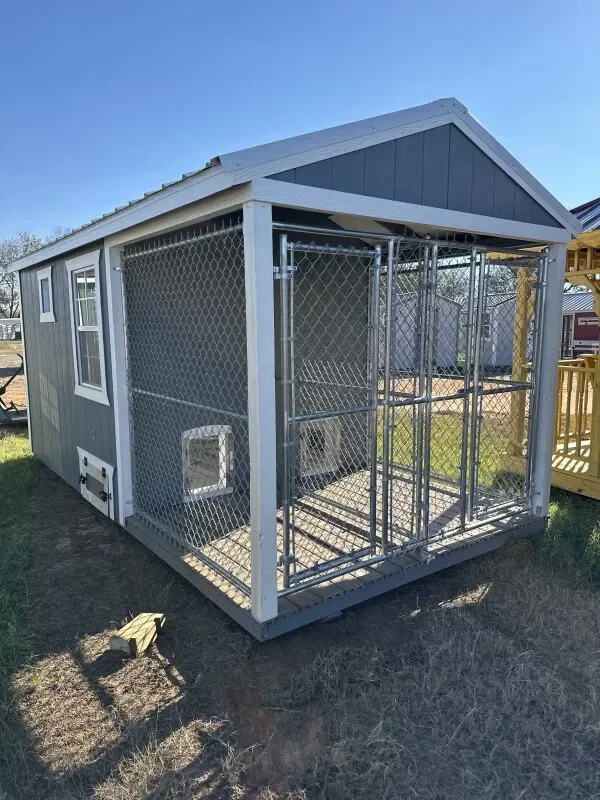 8x16 Double Deluxe Dog Kennel serial DDDK-8138-0816-210524