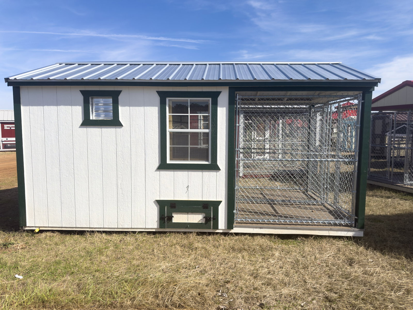 8x16 Double Deluxe Dog Kennel serial DDDK-8155-0816-280524