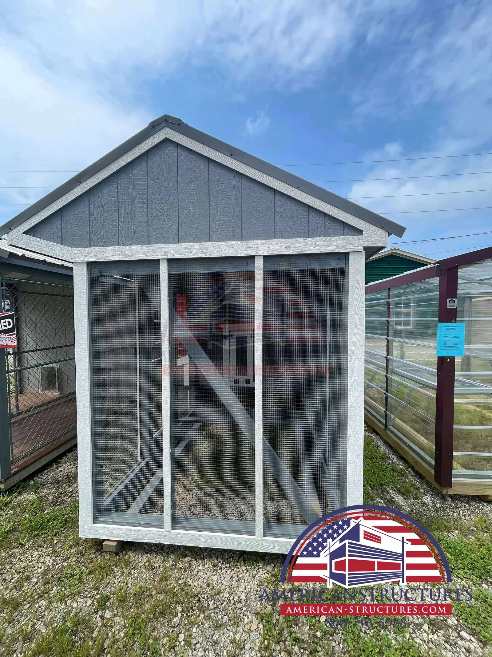 6x15x7 Cottage Style Chicken Coop & Run serial CSCR-8995-0615-150725