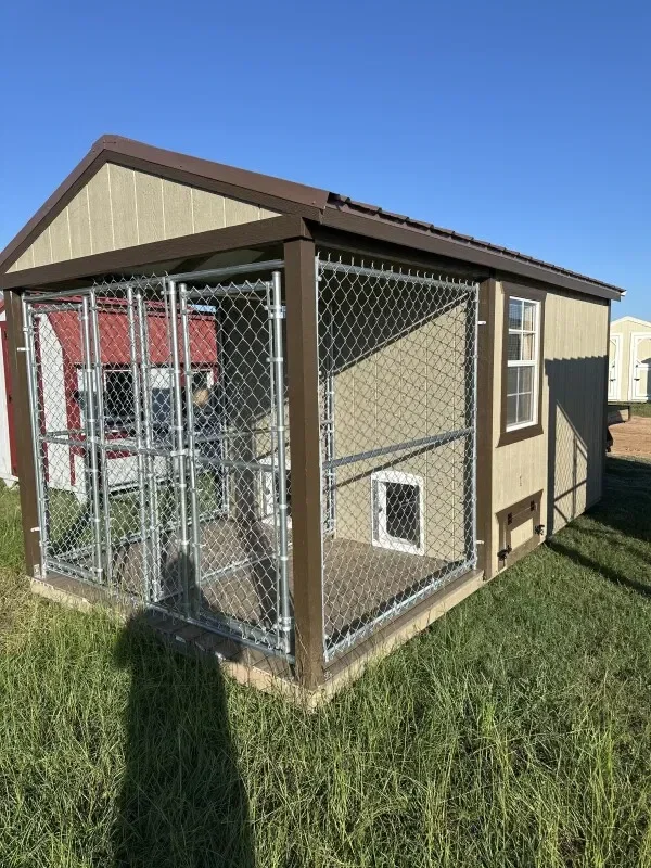 8x16 Double Deluxe Dog Kennel serial DDDK-7855-0816-280224