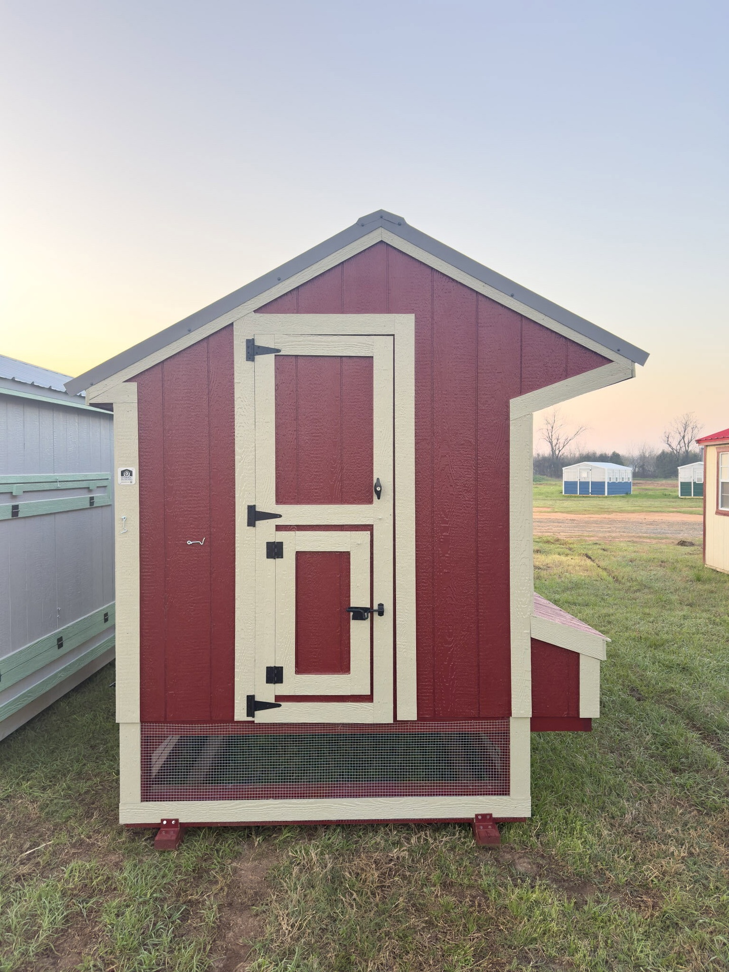 6x15x7 Cottage Style Chicken Coop & Run serial CSCR-9310-0615-011225