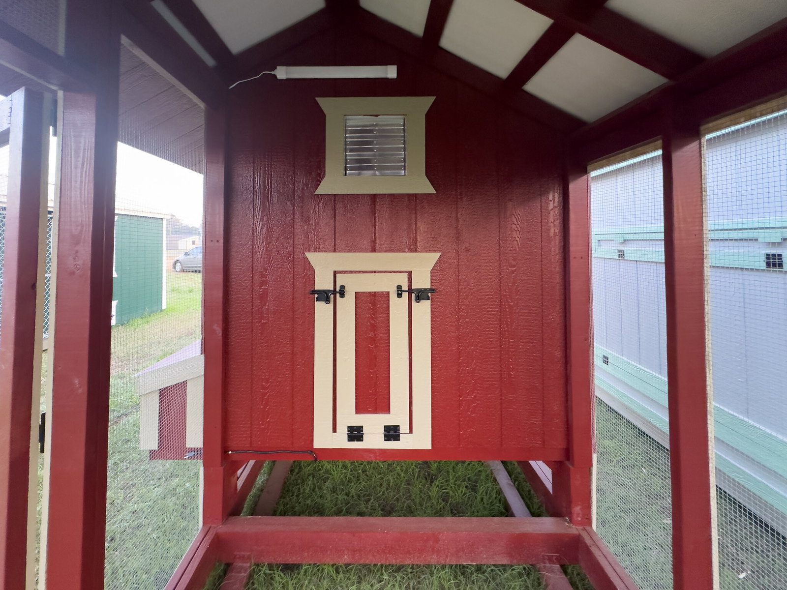 6x15x7 Cottage Style Chicken Coop & Run serial CSCR-9310-0615-011225