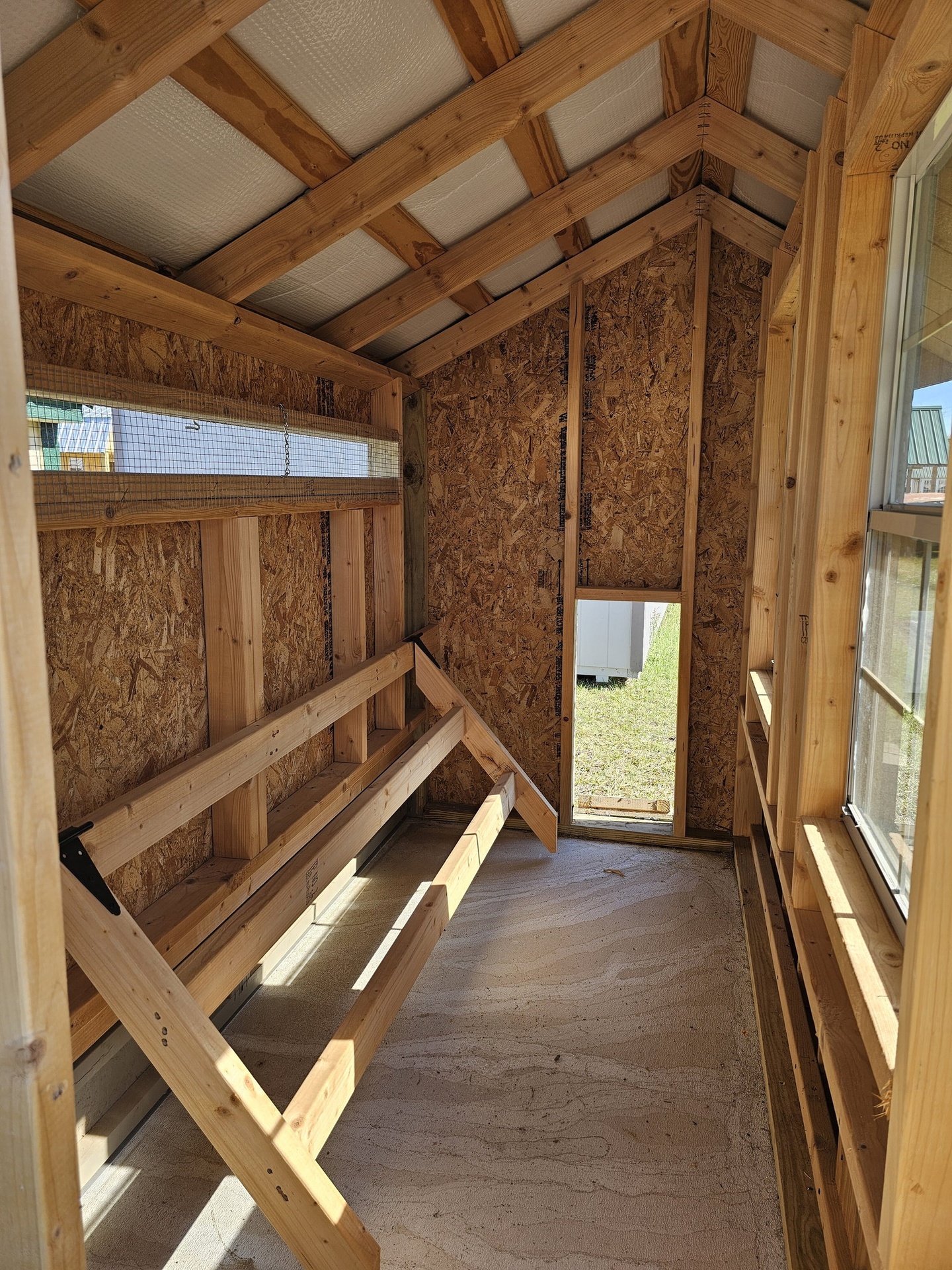 5x8 Cottage Style Chicken Coop serial CSCC-6320-0508-221022