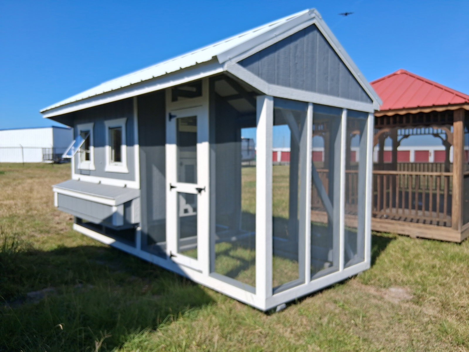 6x15x7 Cottage Style Chicken Coop & Run serial CSCR-9040-0615-060825