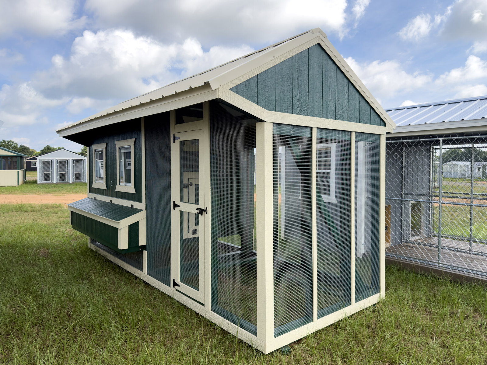 6x15x7 Cottage Style Chicken Coop & Run serial CSCR-9584-0615-080526