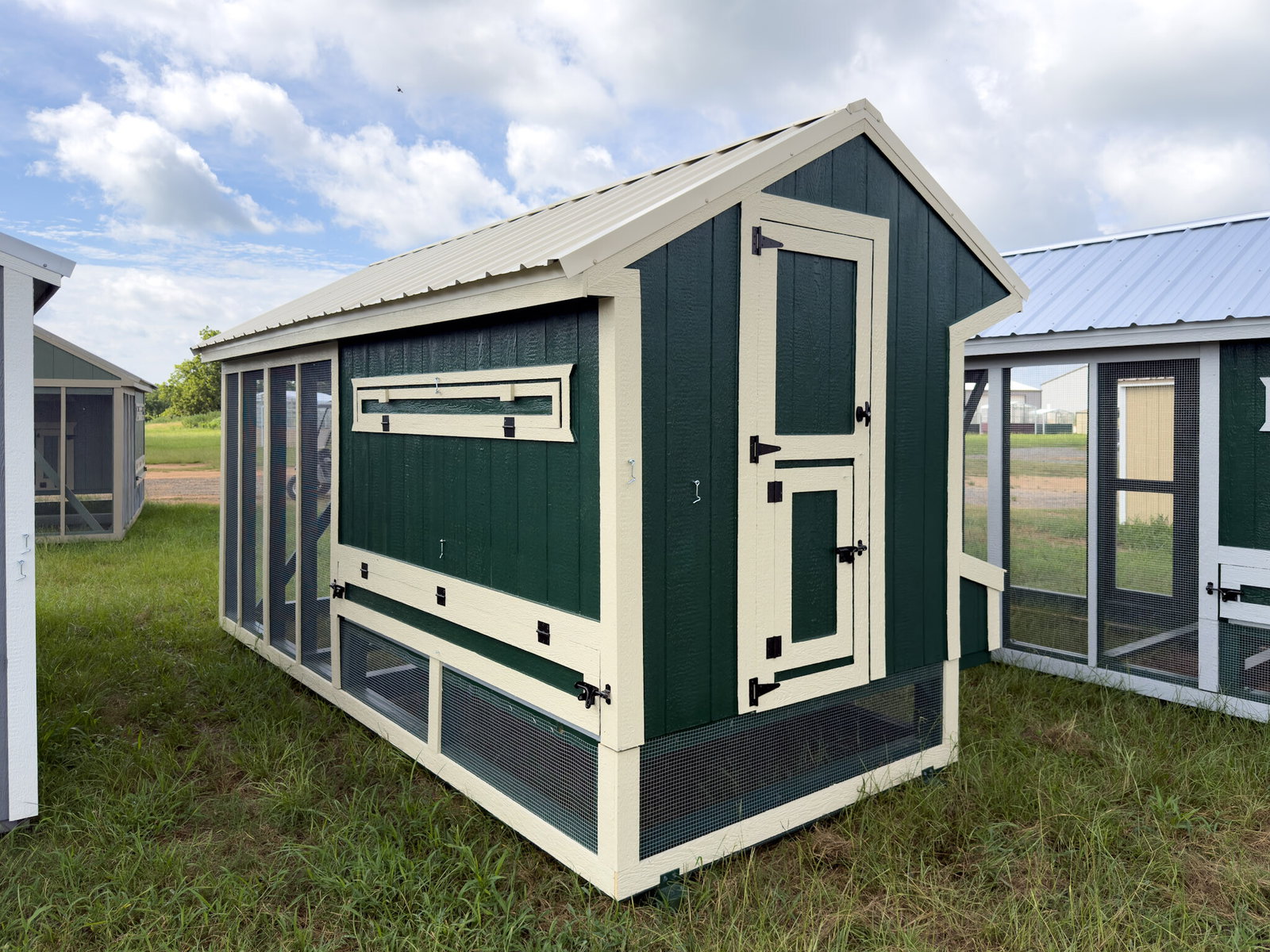 6x15x7 Cottage Style Chicken Coop & Run serial CSCR-9584-0615-080526