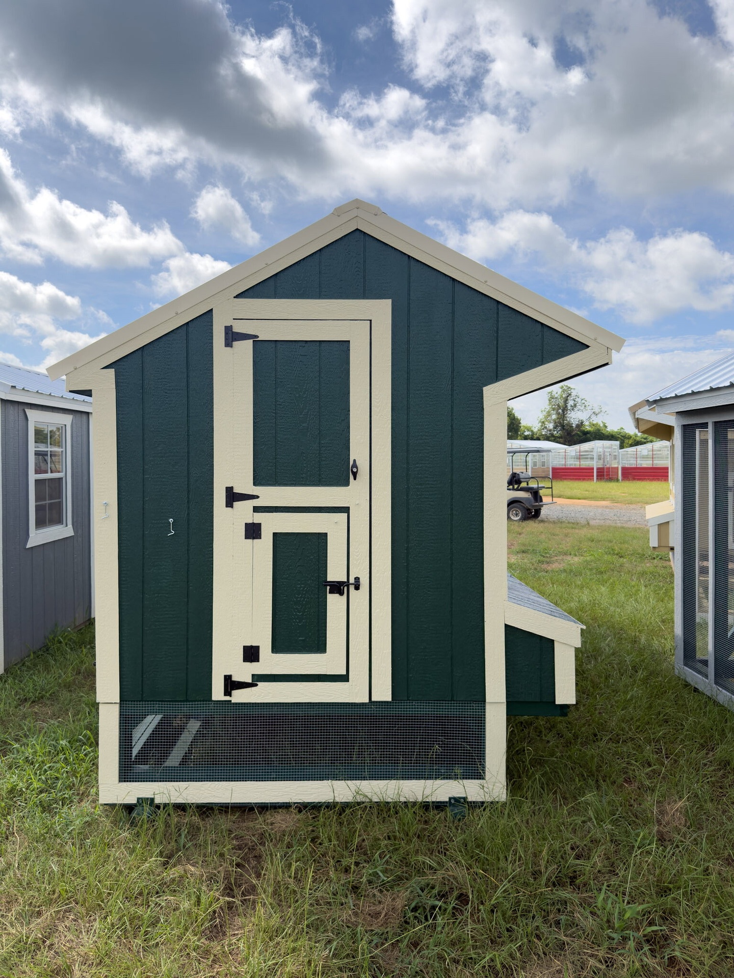 6x15x7 Cottage Style Chicken Coop & Run serial CSCR-9584-0615-080526