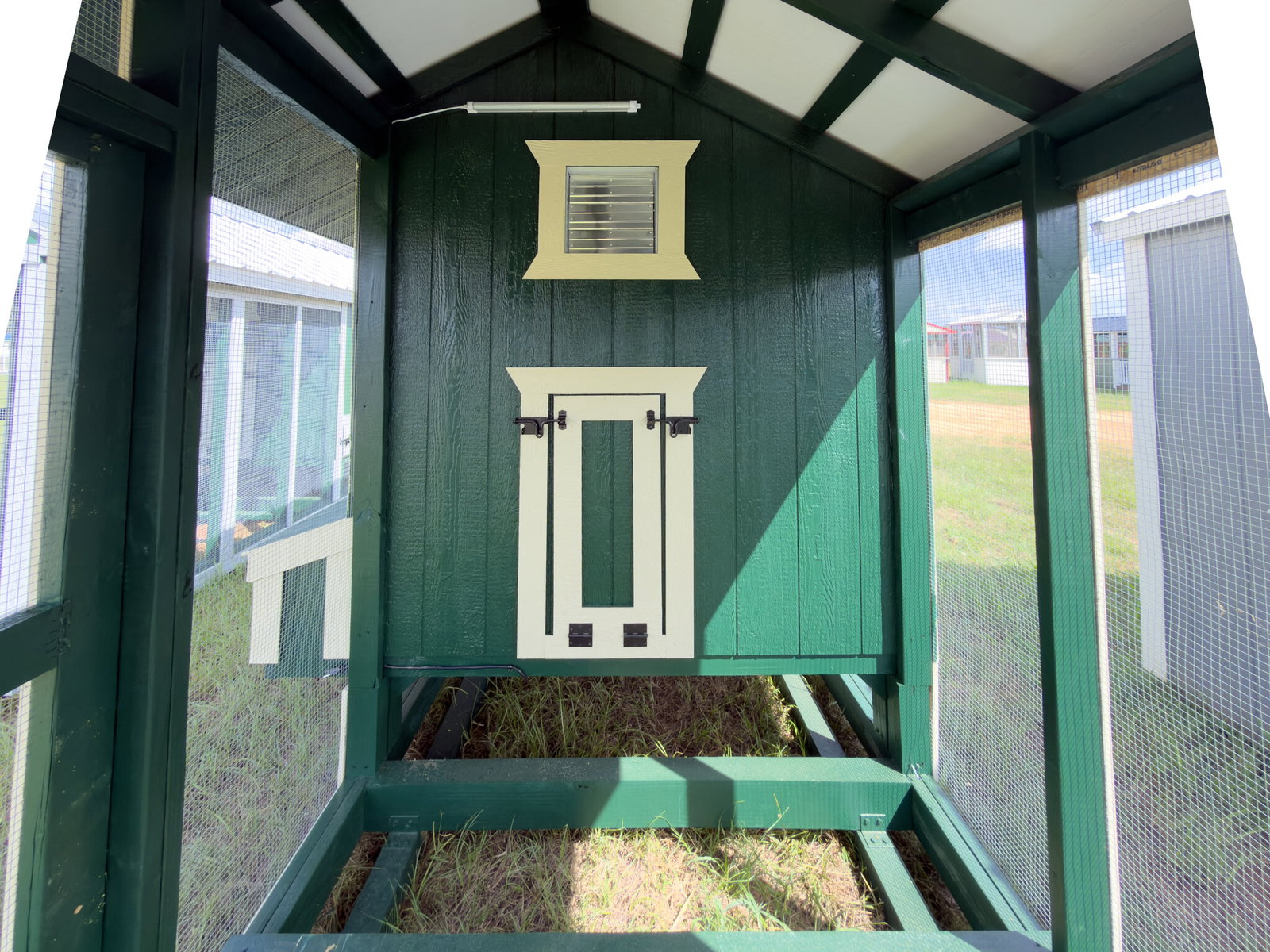 6x15x7 Cottage Style Chicken Coop & Run serial CSCR-9584-0615-080526