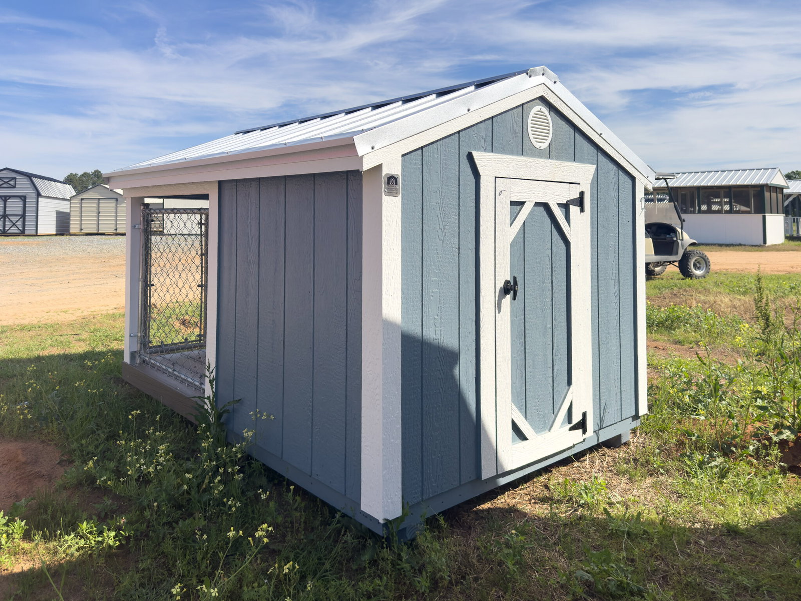 6x8 Low Profile Single Dog Kennel serial LPDK-9476-0608-040326