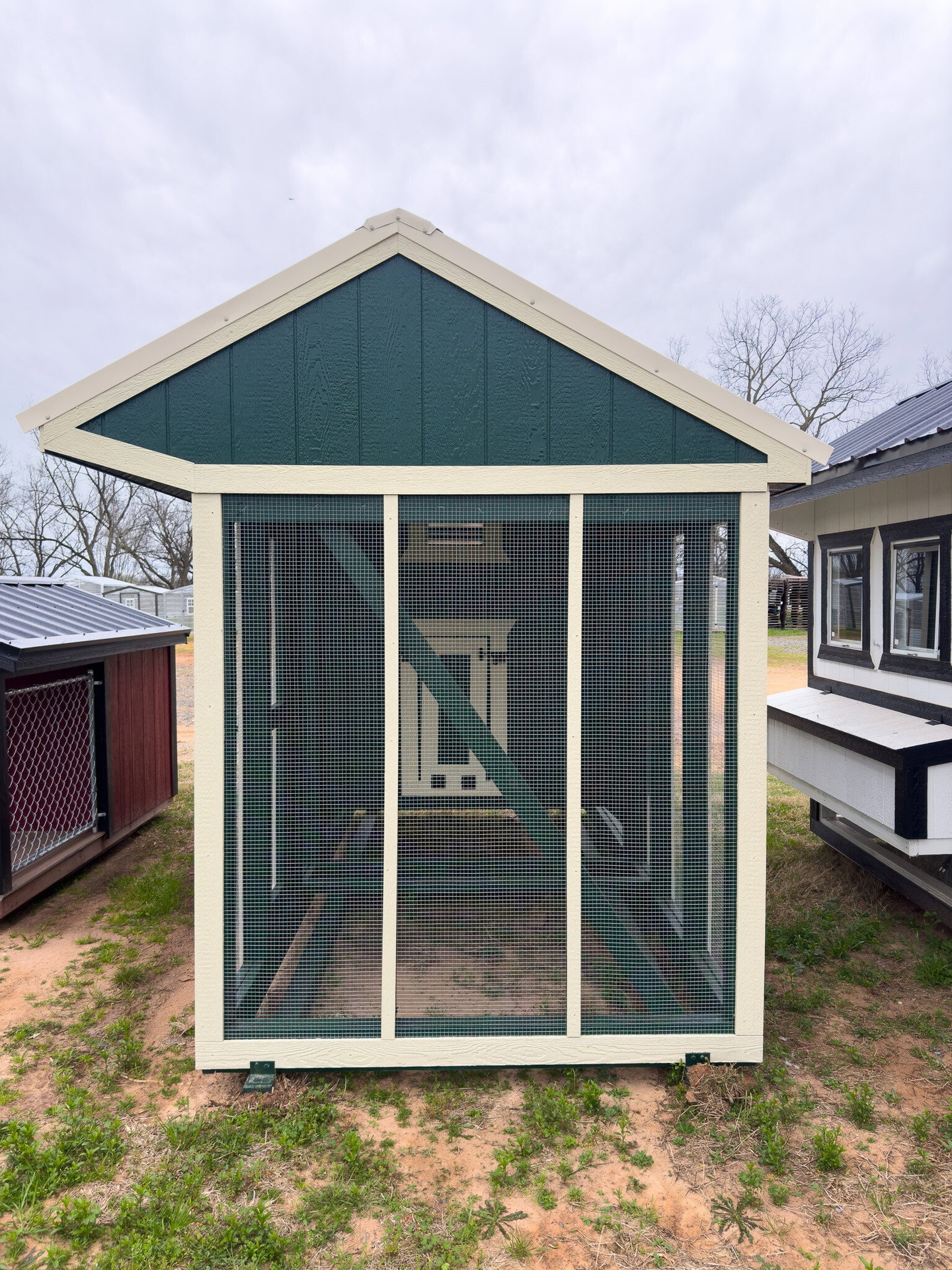 6x12 Cottage Style Chicken Coop & Run serial CSCR-7744-0612-160124