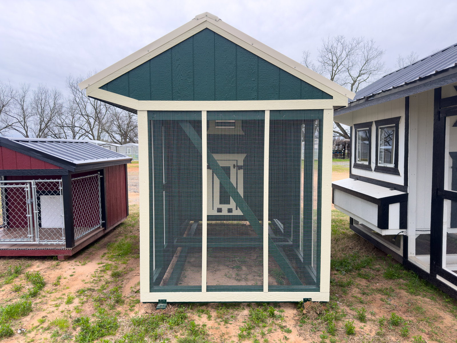 6x12 Cottage Style Chicken Coop & Run serial CSCR-7744-0612-160124