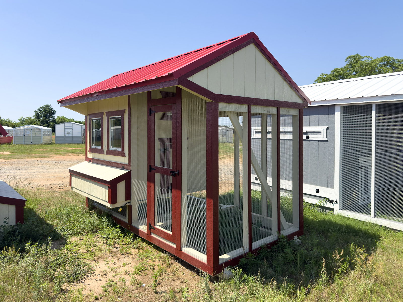 6x12 Cottage Style Chicken Coop & Run serial CSCR-8825-0612-090525