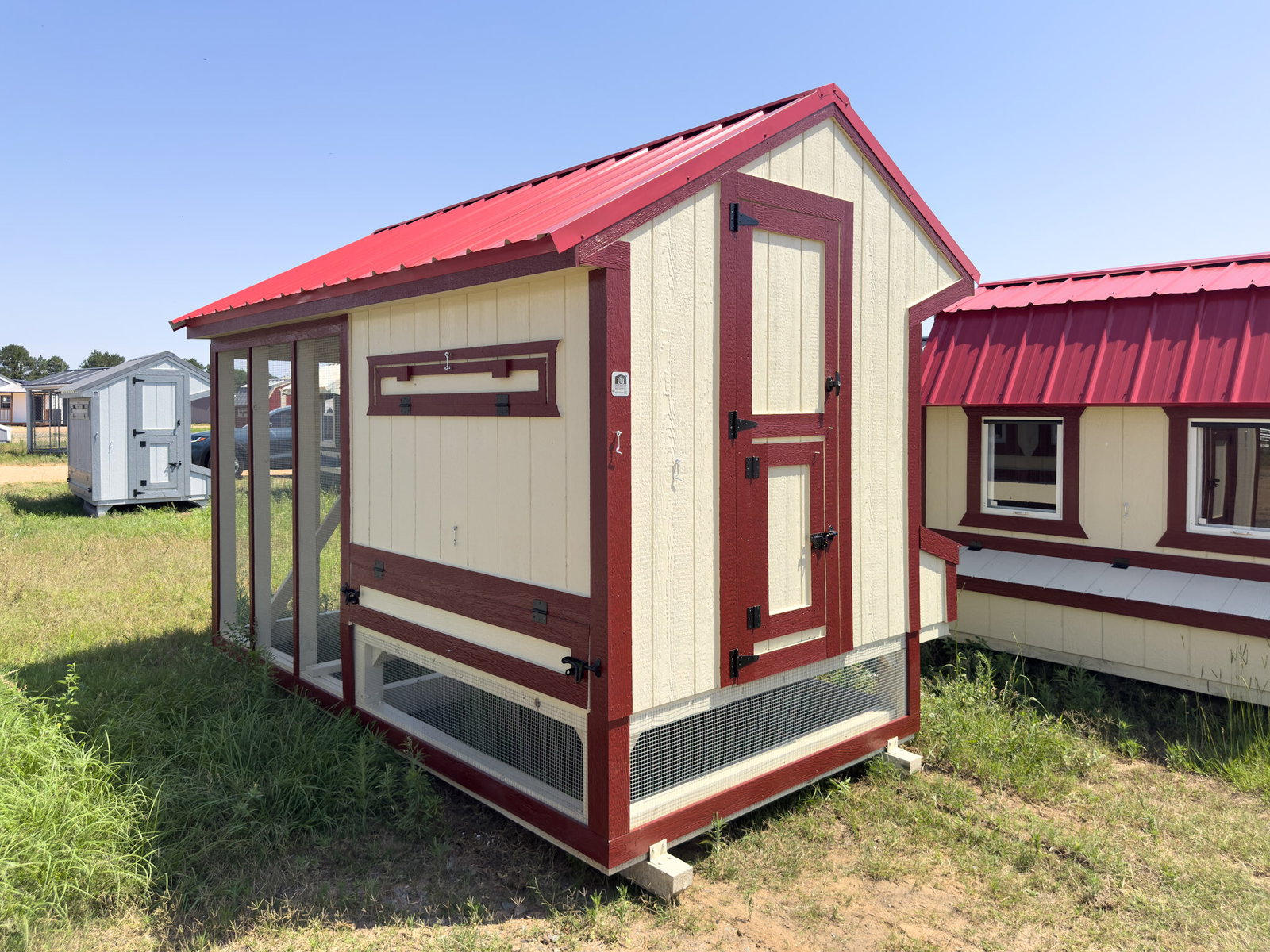 6x12 Cottage Style Chicken Coop & Run serial CSCR-8825-0612-090525