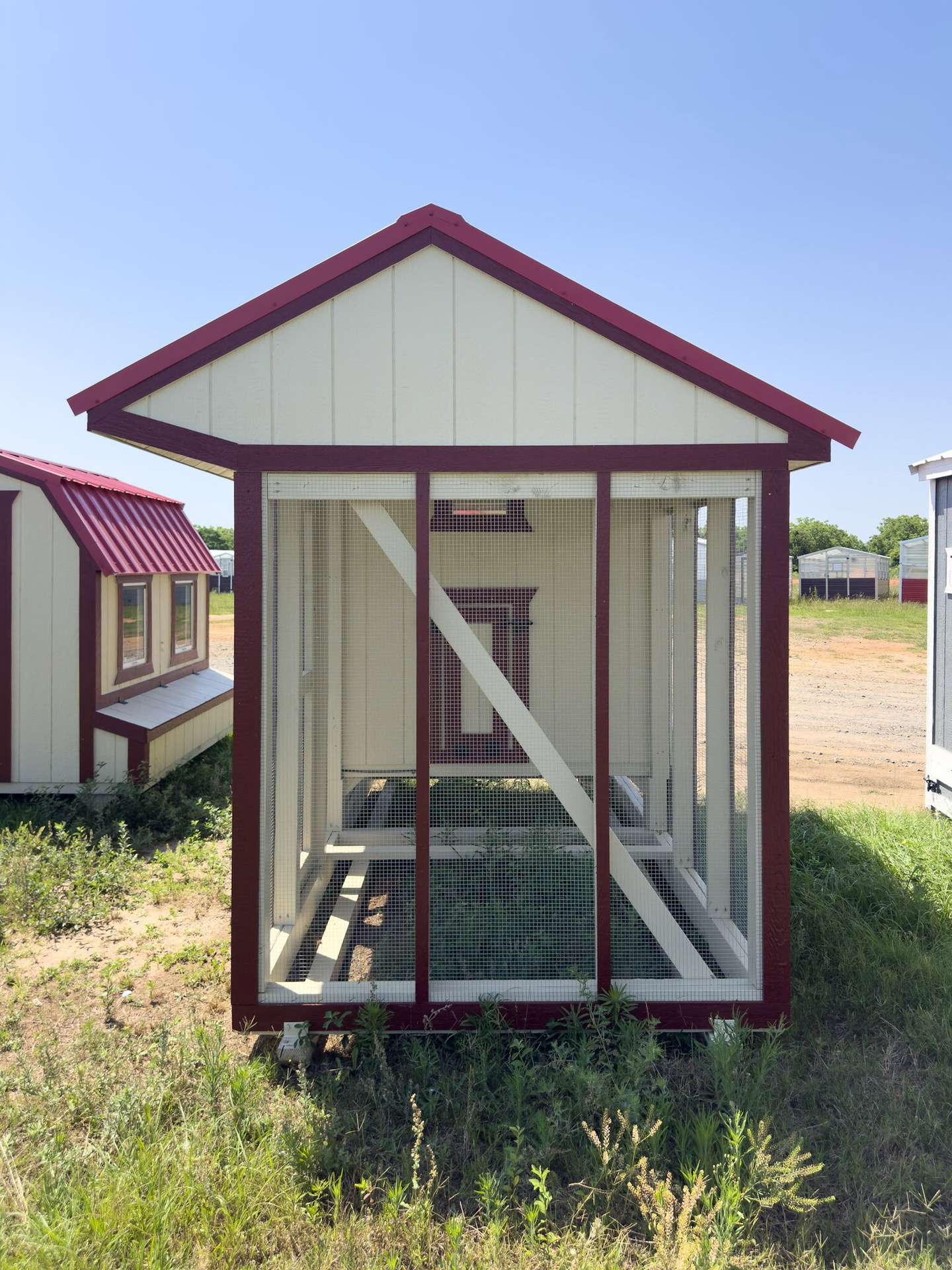 6x12 Cottage Style Chicken Coop & Run serial CSCR-8825-0612-090525