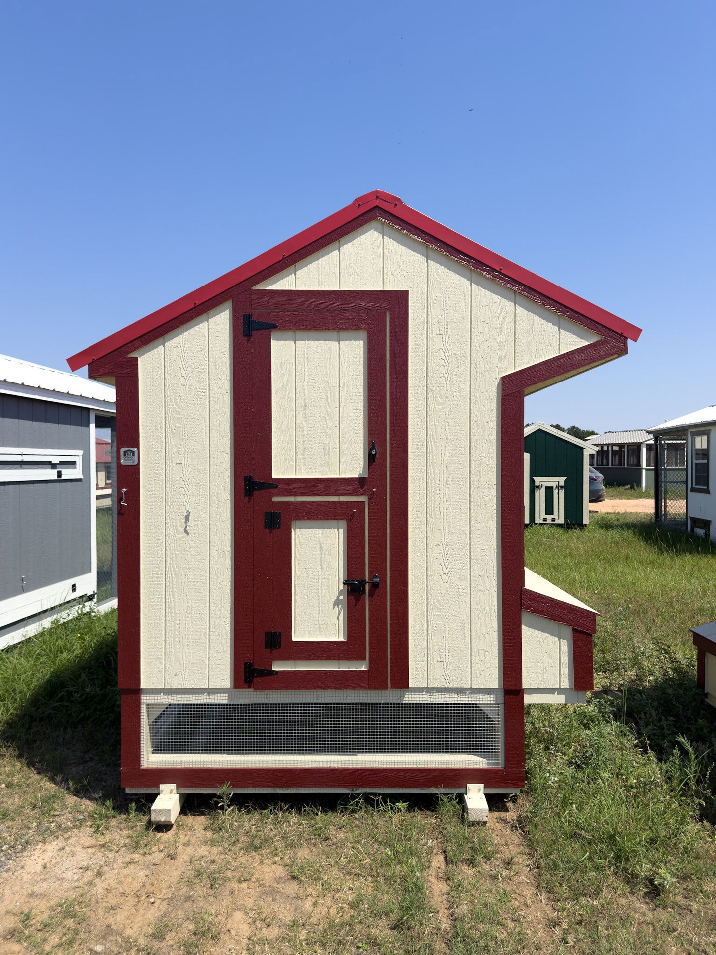 6x12 Cottage Style Chicken Coop & Run serial CSCR-8825-0612-090525
