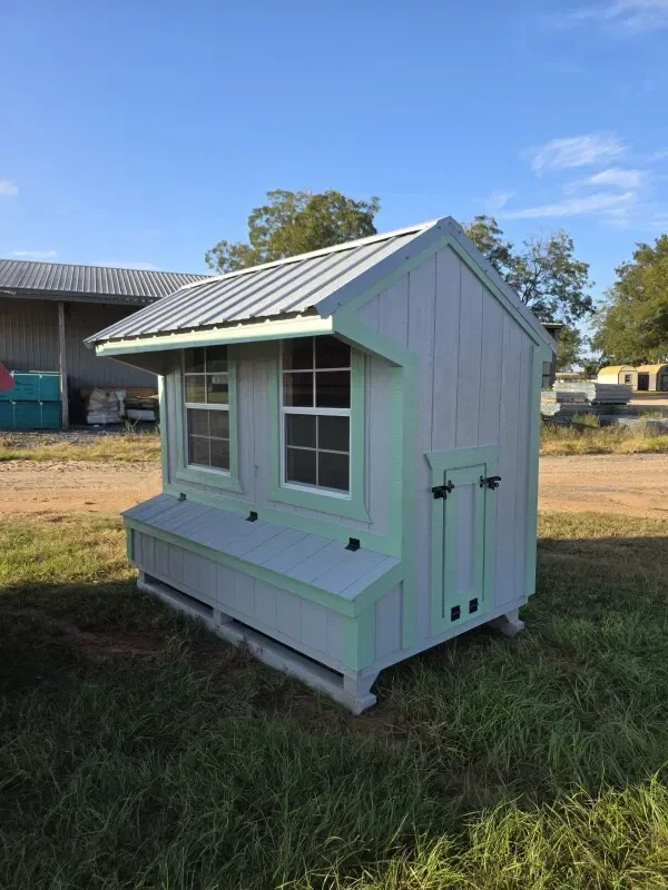 5x8 Cottage Style Chicken Coop serial CSCC-9068-0508-110825