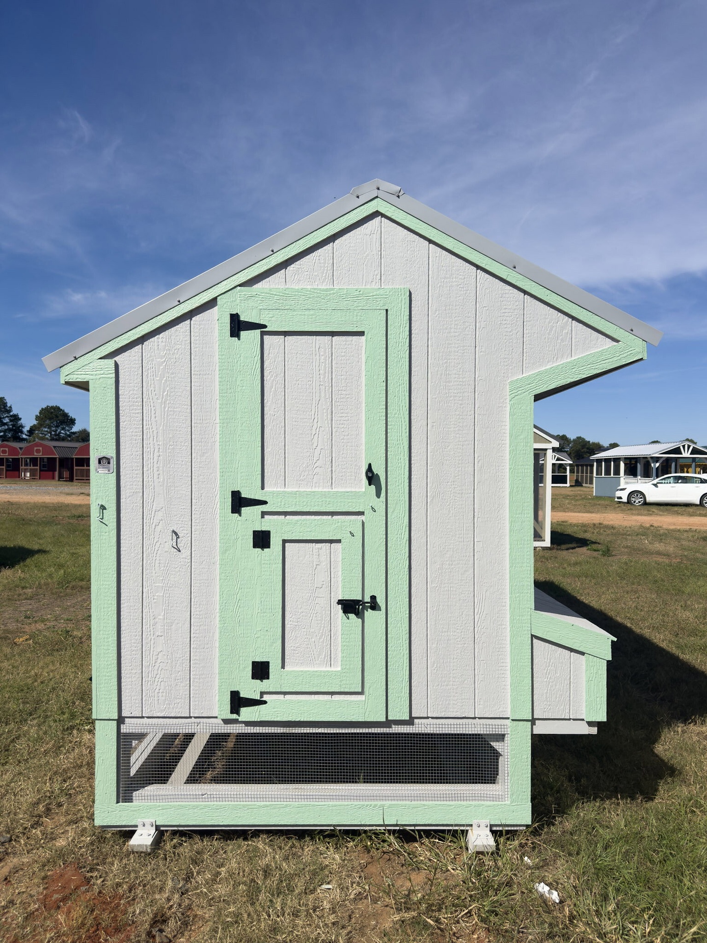 6x15x7 Cottage Style Chicken Coop & Run serial CSCR-9052-0615-060825