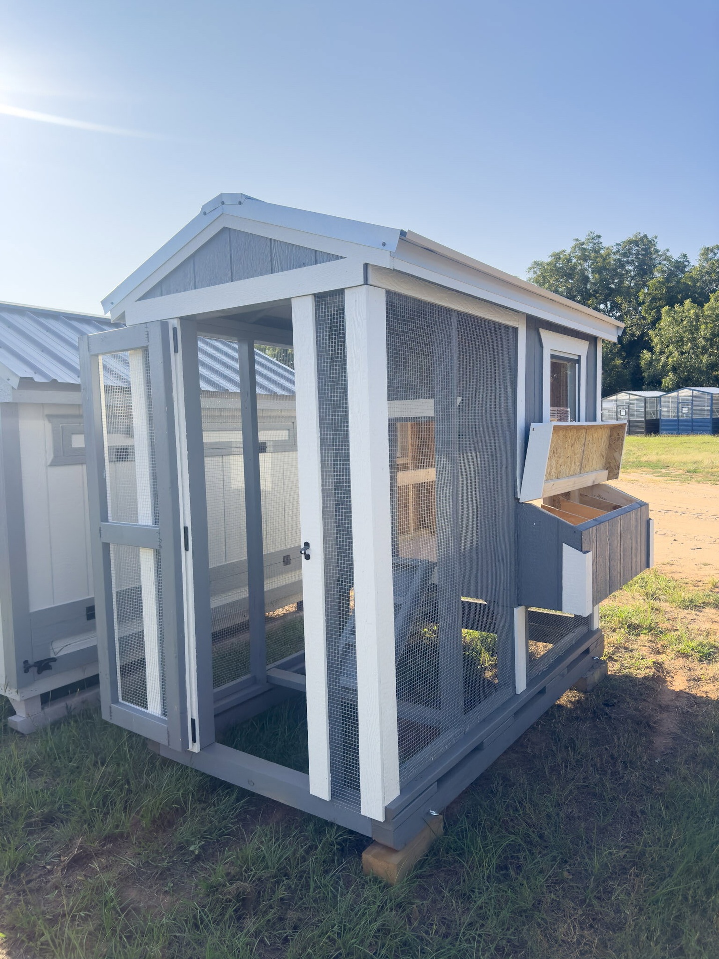 4x8 A-Frame Chicken House serial AFCH-5884-0408-240622