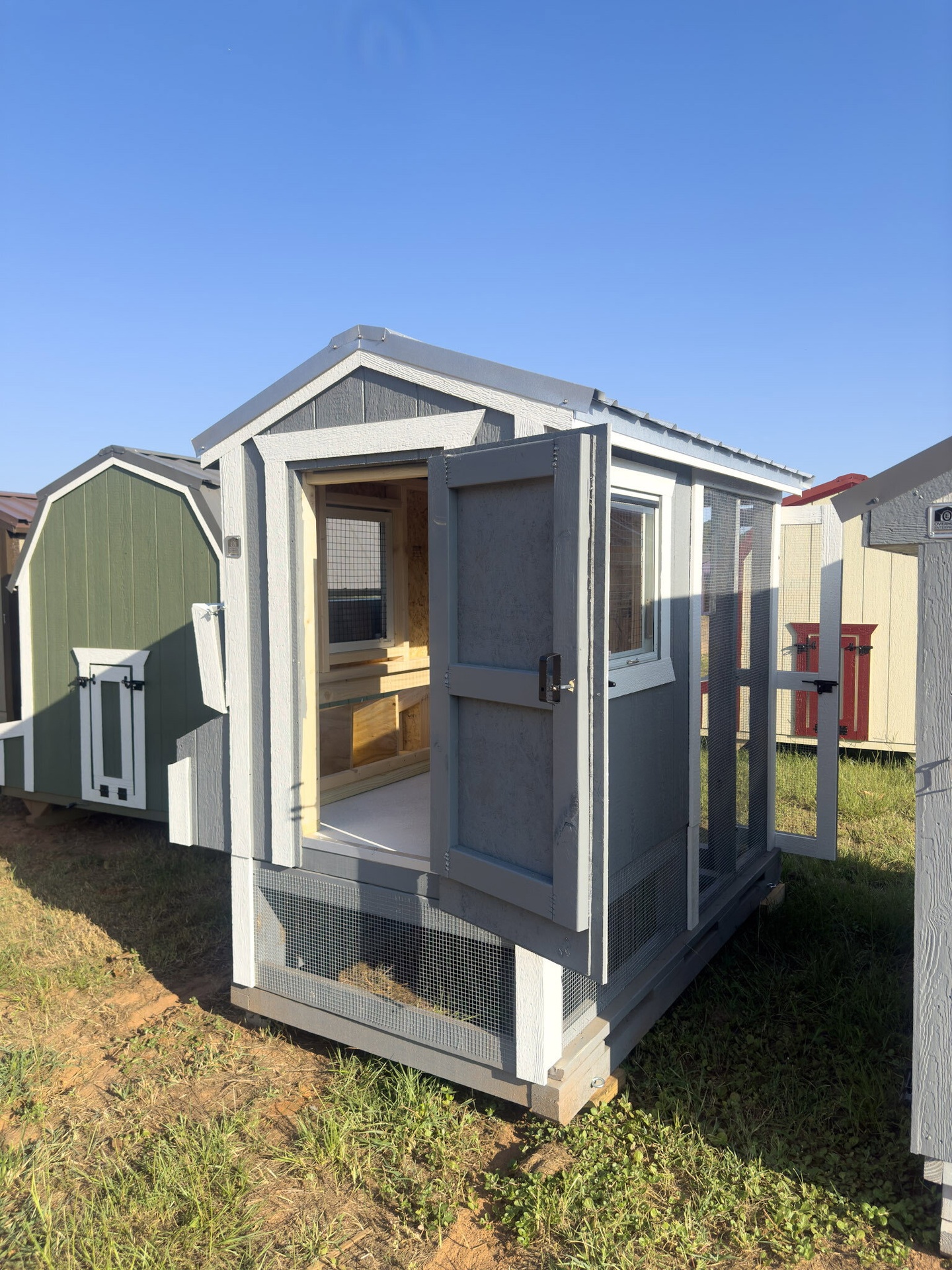 4x8 A-Frame Chicken House serial AFCH-5884-0408-240622