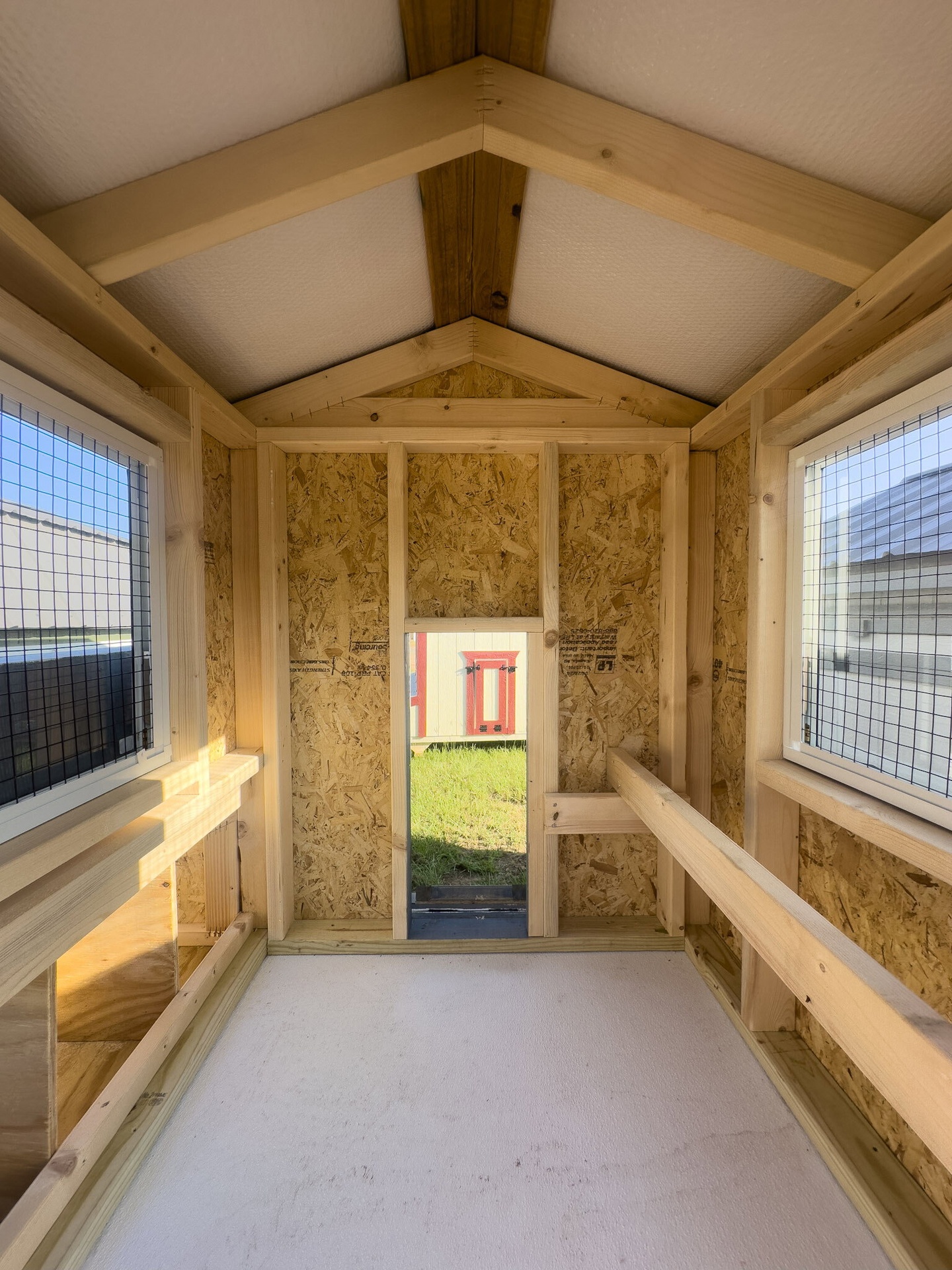 4x8 A-Frame Chicken House serial AFCH-5884-0408-240622