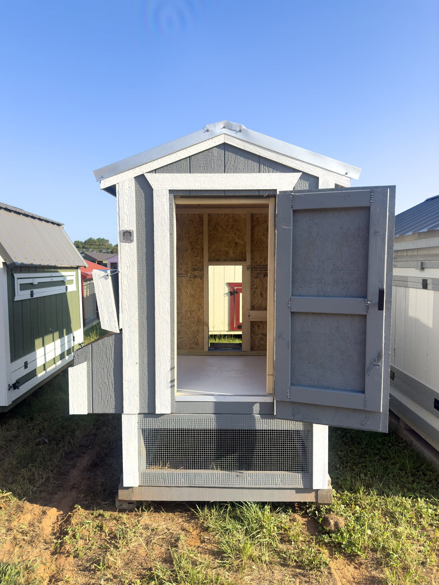 4x8 A-Frame Chicken House serial AFCH-5884-0408-240622