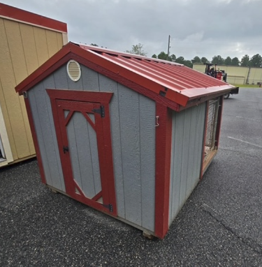 6x8 Low Profile Single Dog Kennel serial LPSAFDK-4739-0608-310721