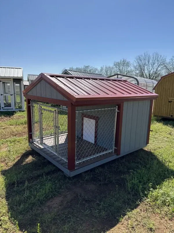 6x8 Low Profile Single Dog Kennel serial LPSAFDK-6487-0608-091222