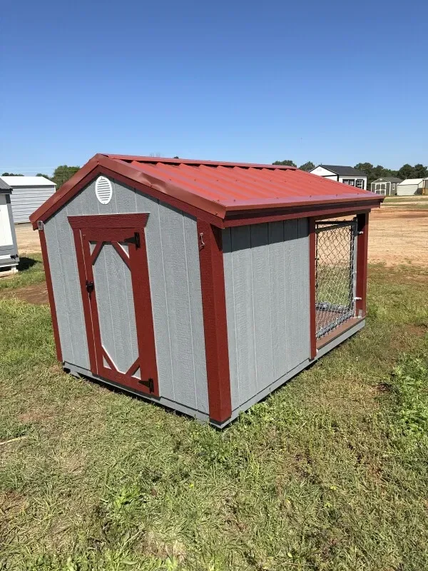 6x8 Low Profile Single Dog Kennel serial LPSAFDK-6487-0608-091222
