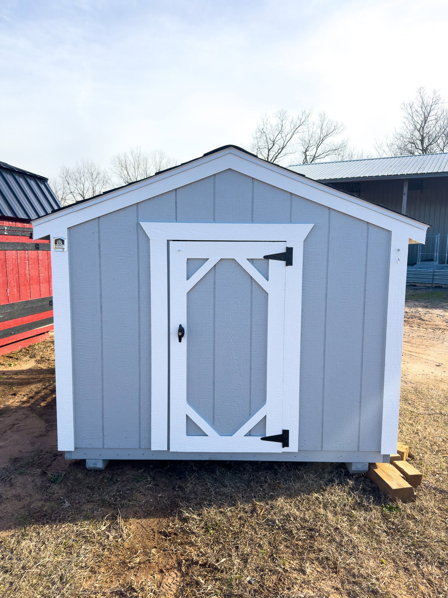 6x8 Low Profile Single Dog Kennel serial LPDK-7625-0608-081223