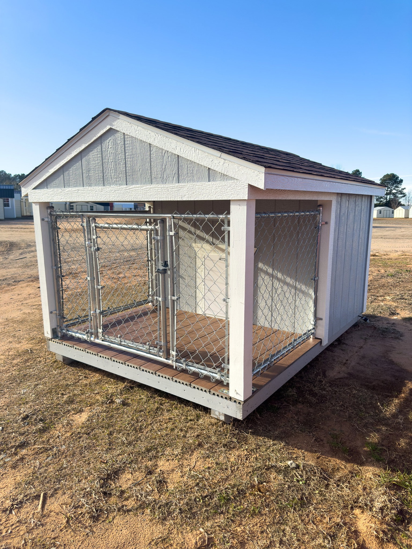 6x8 Low Profile Single Dog Kennel serial LPDK-7625-0608-081223