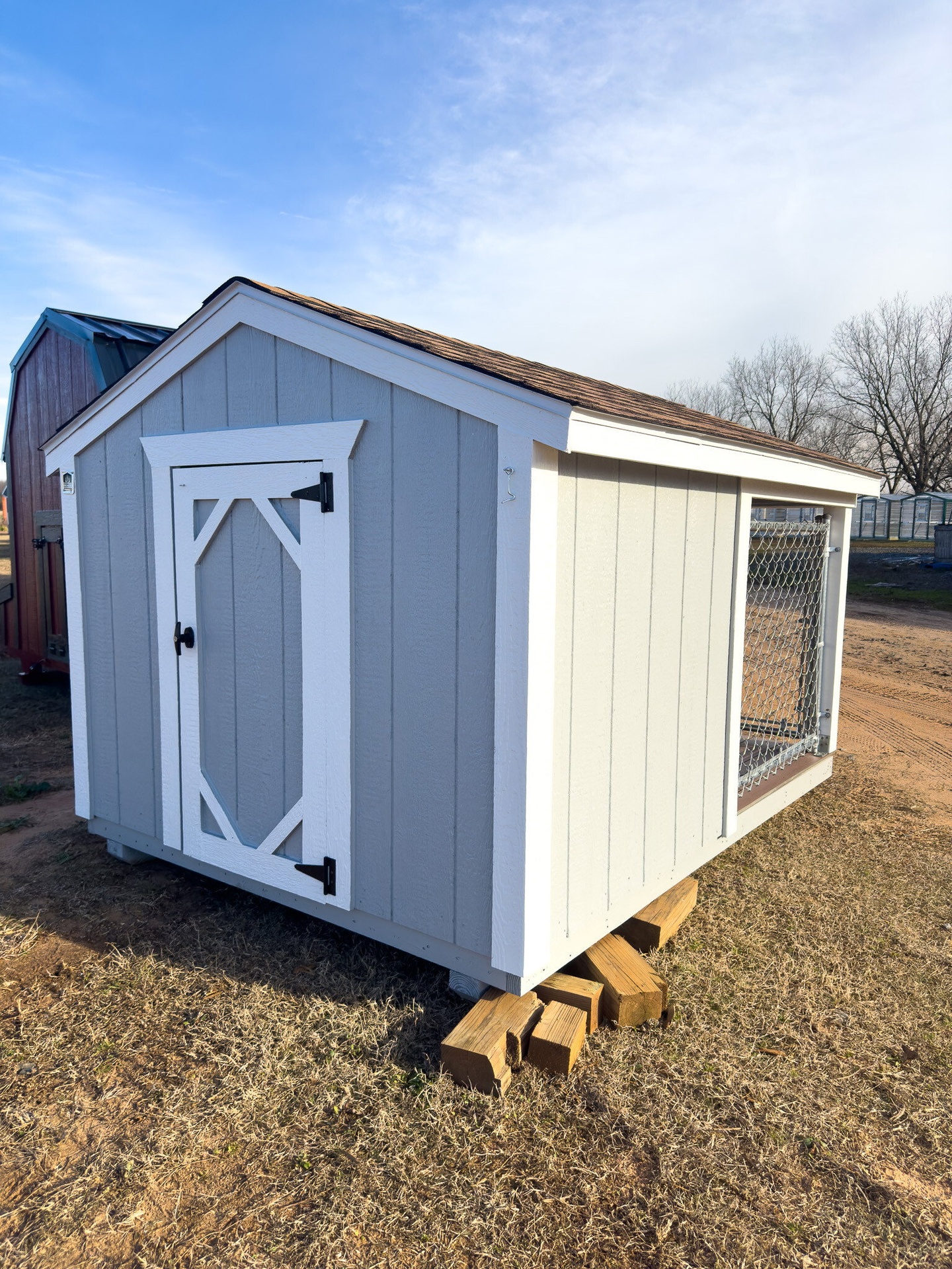 6x8 Low Profile Single Dog Kennel serial LPDK-7625-0608-081223