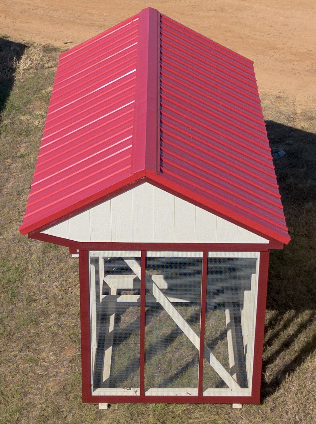 6x15x7 Cottage Style Chicken Coop & Run serial CSCR-9065-0615-060825