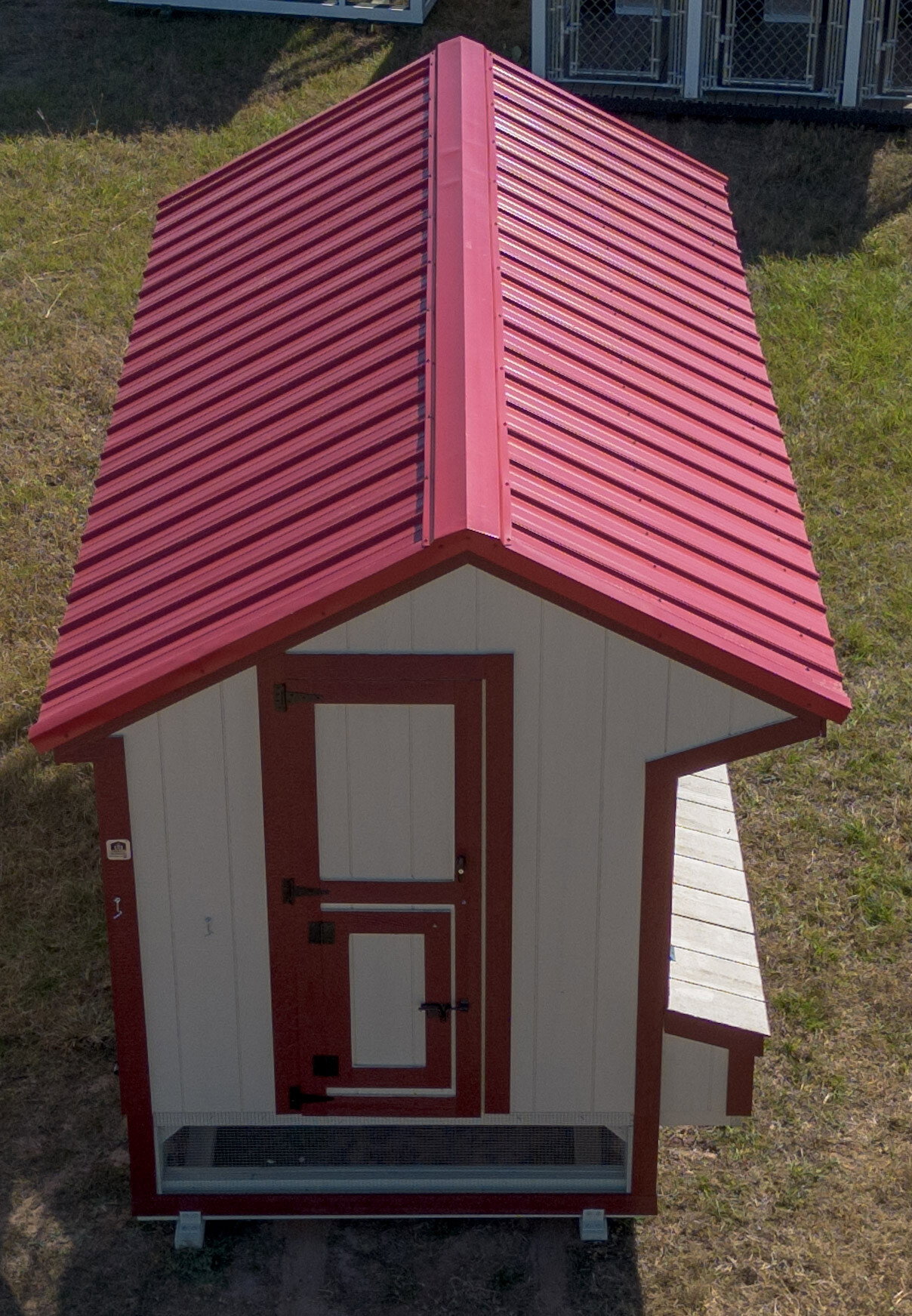 6x15x7 Cottage Style Chicken Coop & Run serial CSCR-9065-0615-060825