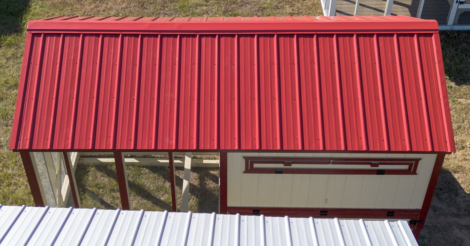 6x15x7 Cottage Style Chicken Coop & Run serial CSCR-9065-0615-060825