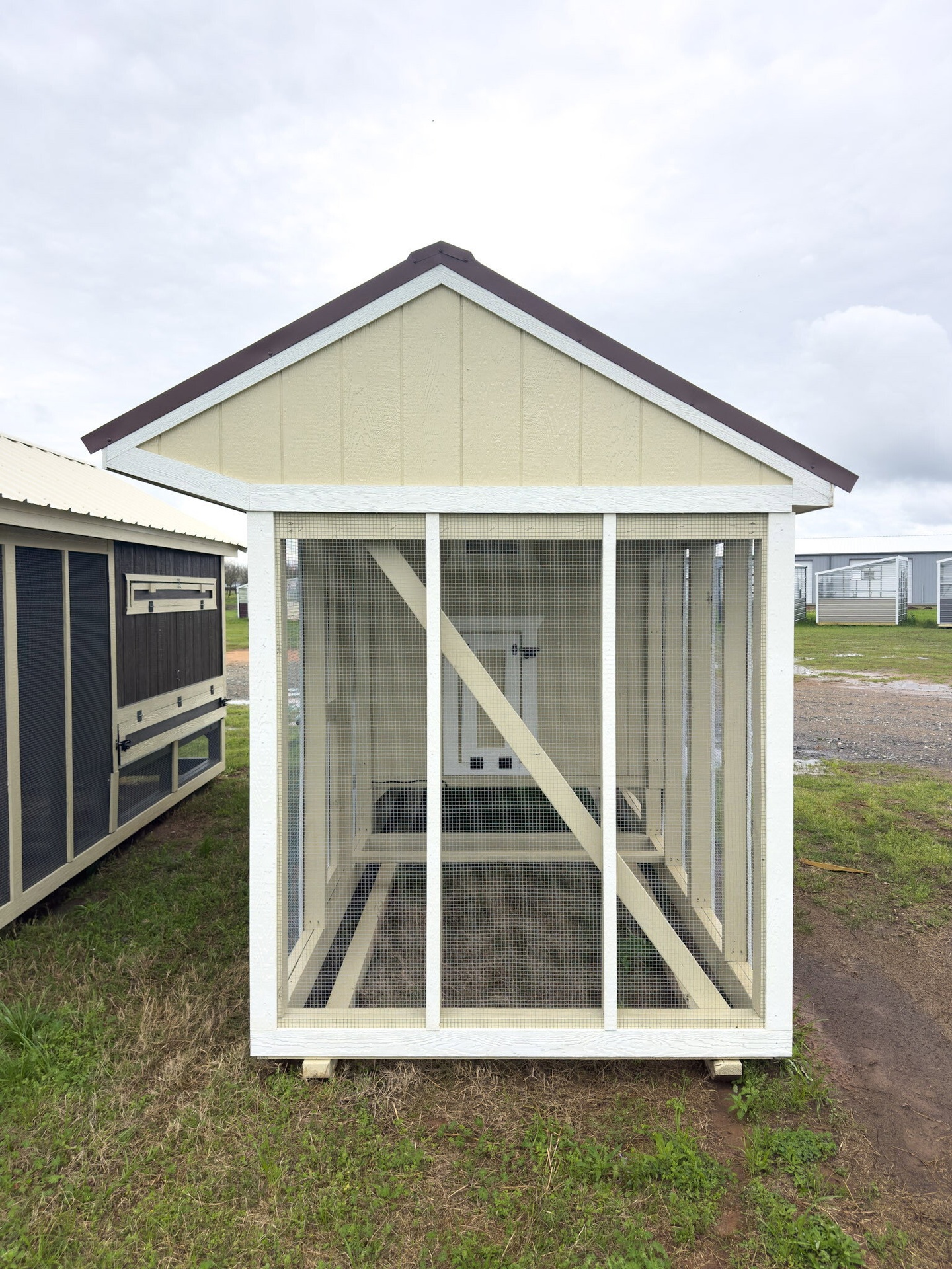 6x15x7 Cottage Style Chicken Coop & Run serial CSCR-9309-0615-011225