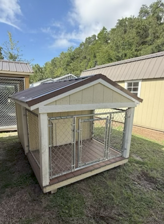 6x8 Low Profile Single Dog Kennel serial LPSAFDK-5208-0608-281221