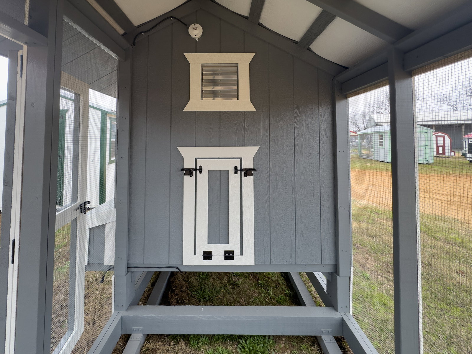 6x15x7 Cottage Style Chicken Coop & Run serial CSCR-8544-0615-160125