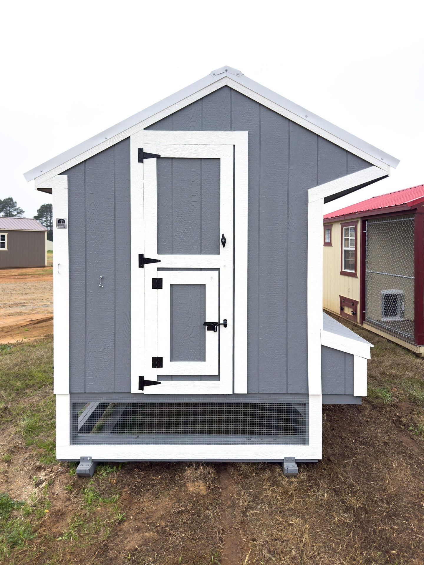 6x15x7 Cottage Style Chicken Coop & Run serial CSCR-8544-0615-160125